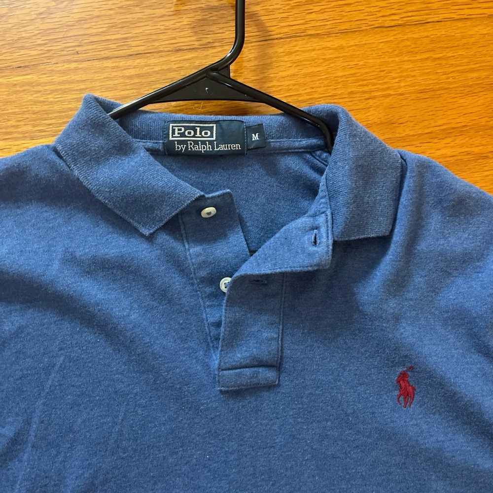Polo by Ralph Lauren Men's Blue long sleeve Shirt